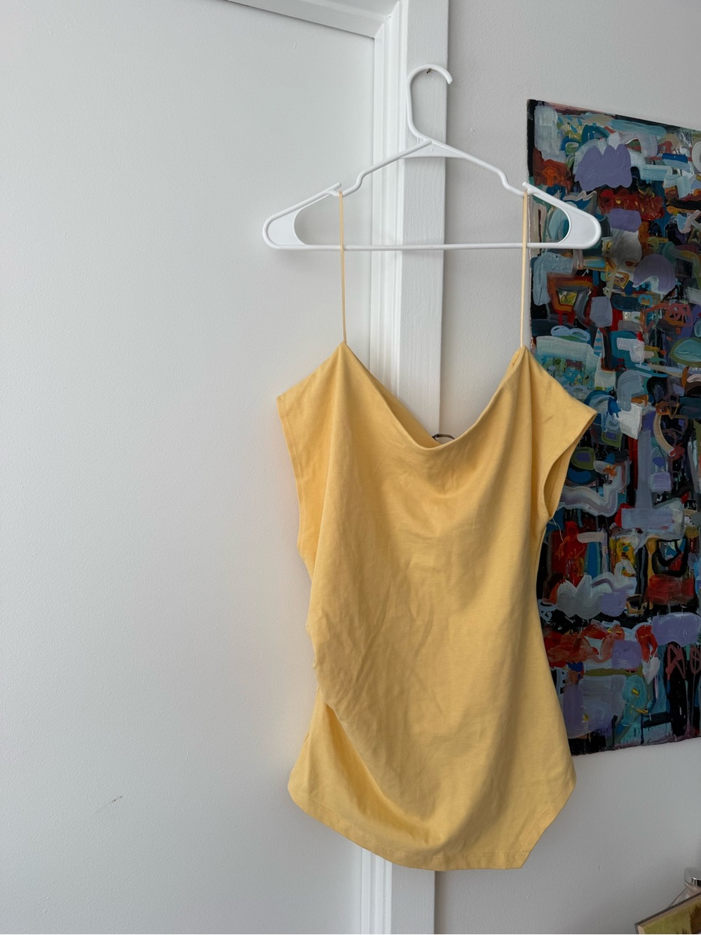 Zara asymmetrical off the shoulder top